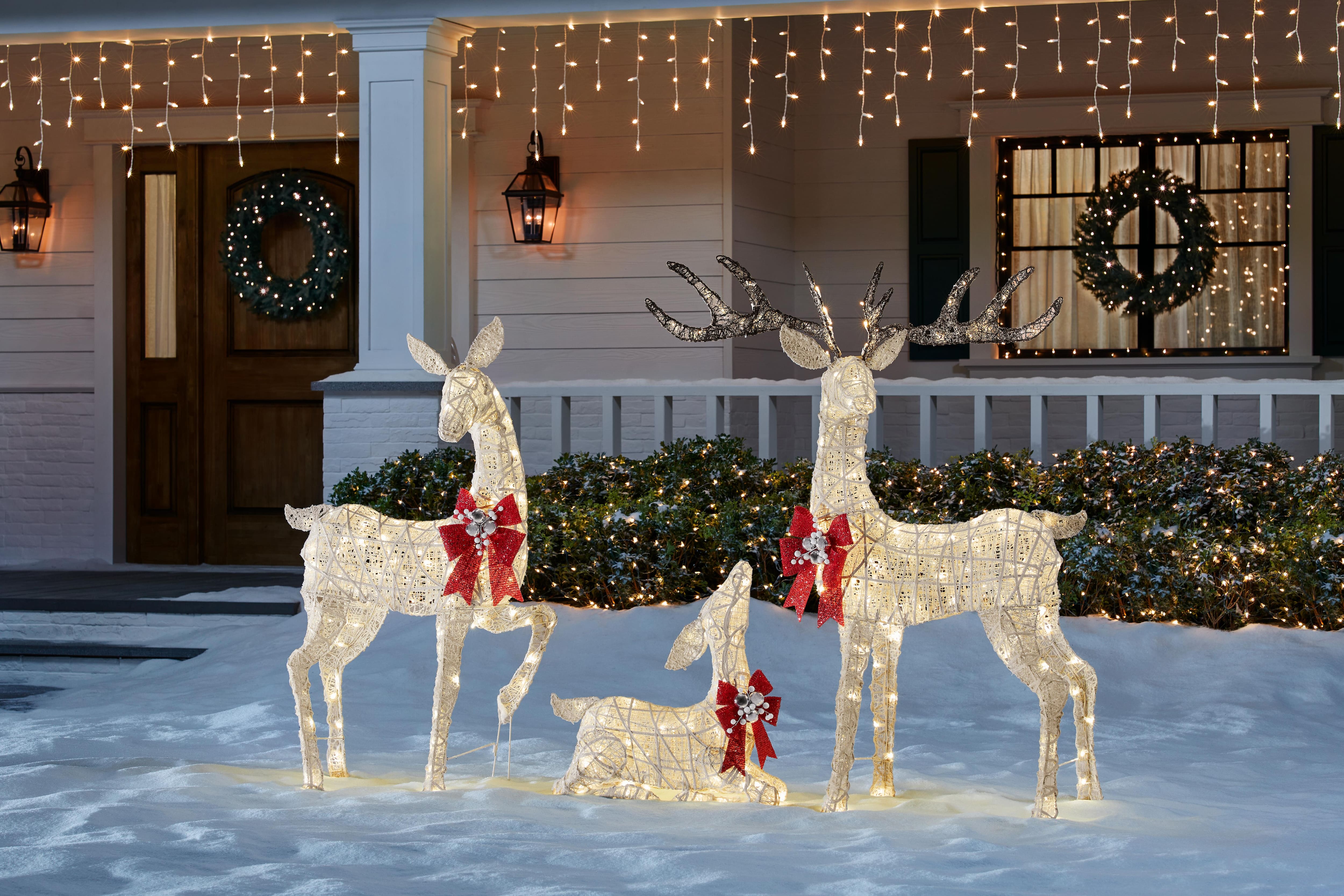 Outdoor Christmas Decorations The Home Depot